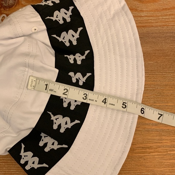 🆕 KAPPA Unisex 222 Banda Active Bzahlab White Cotton Bucket Hat Size 59 - Picture 11 of 12